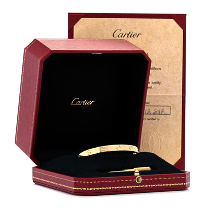 Cartier 18K Yellow Gold LOVE Bracelet 17 5 of 5