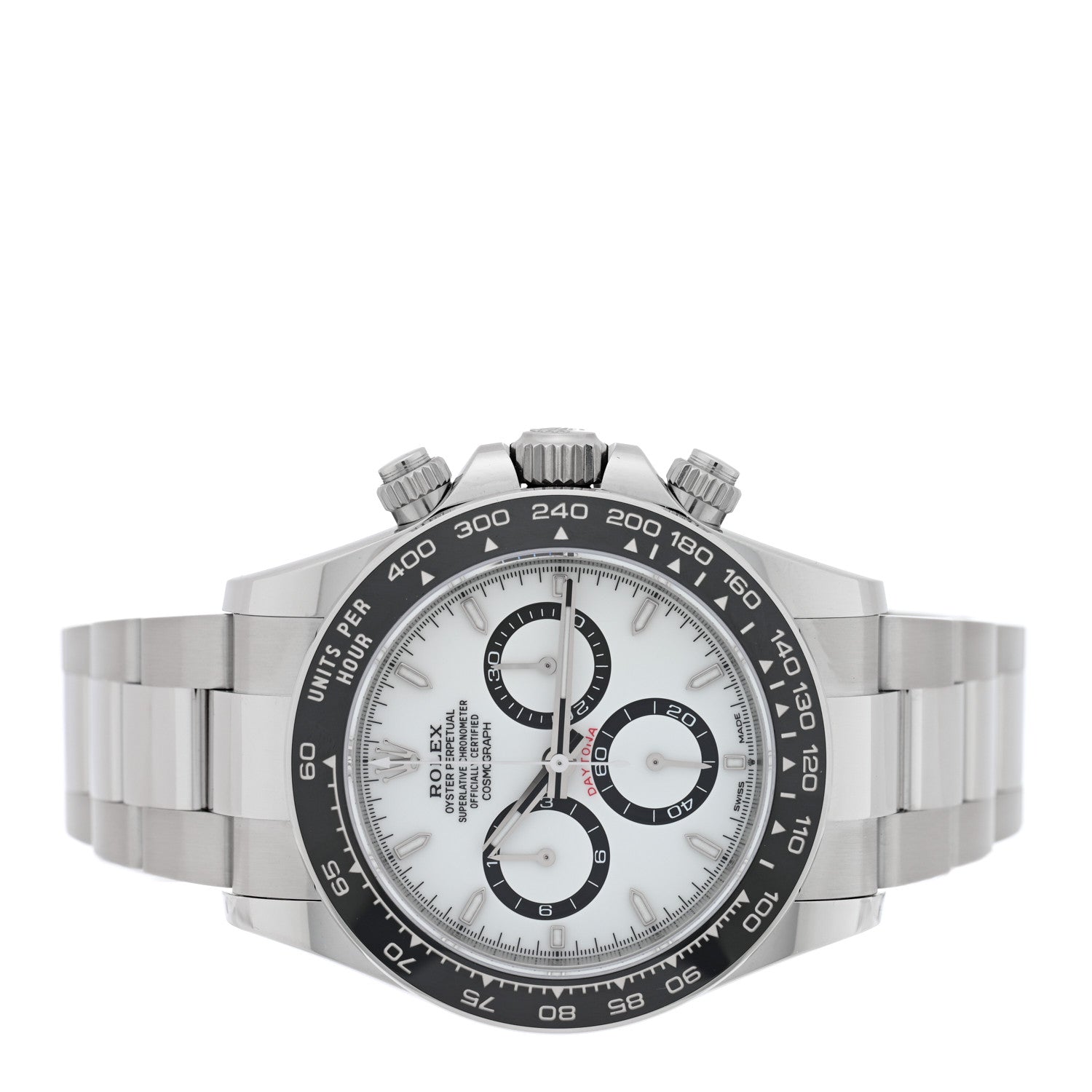 Rolex Stainless Steel 40mm Oyster Perpetual Cosmograph Daytona Panda Watch White 126500LN 2 of 4