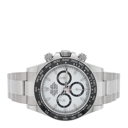 Rolex Stainless Steel 40mm Oyster Perpetual Cosmograph Daytona Panda Watch White 126500LN 2 of 4