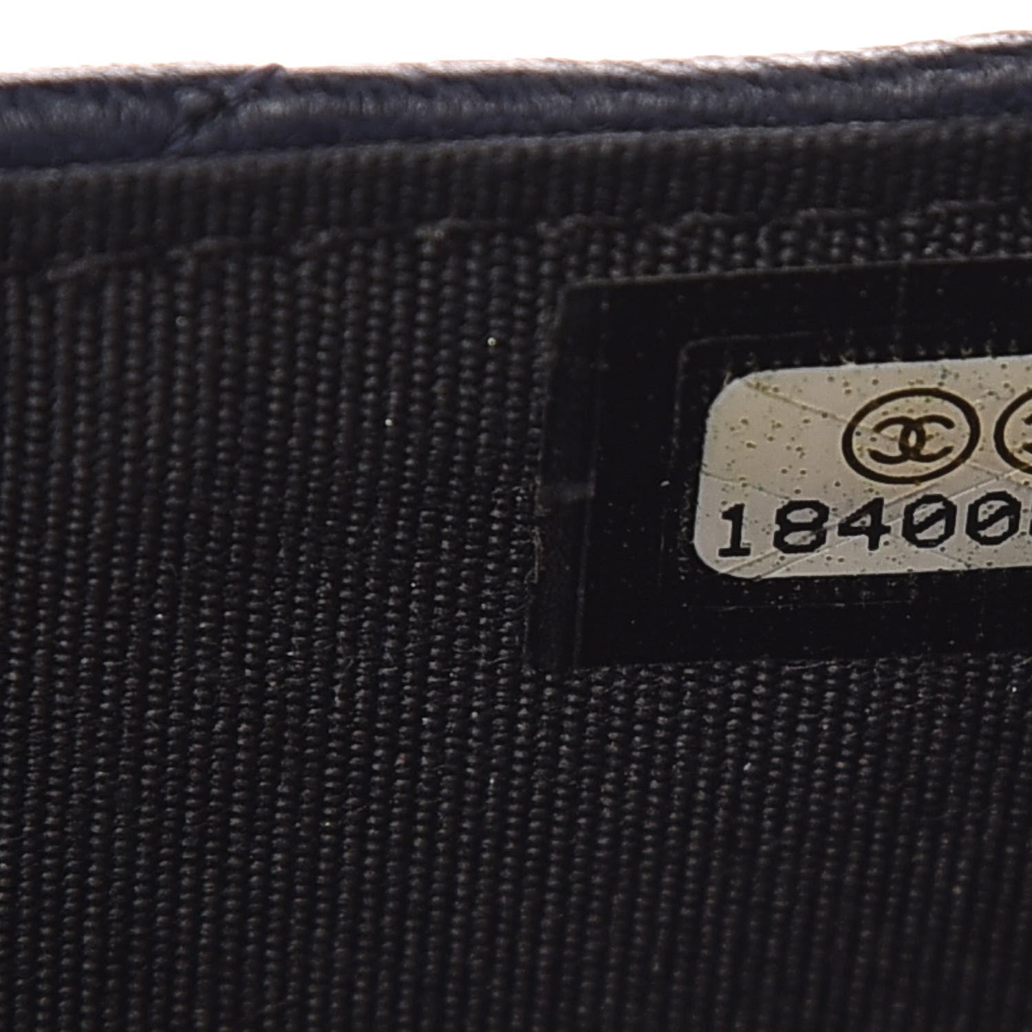 Chanel Lambskin Quilted Boy Wallet On Chain WOC Navy Blue 8 of 16