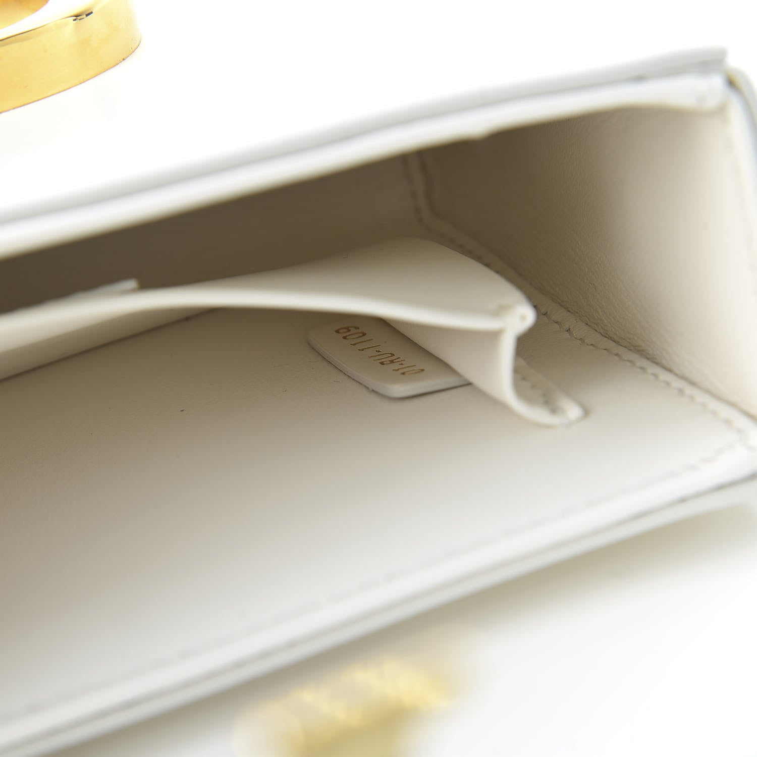 Christian Dior Smooth Calfskin 30 Montaigne Box Bag White 8 of 9