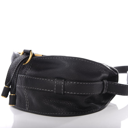 Chloe Calfskin Mini Marcie Round Crossbody Bag Black 8 of 9