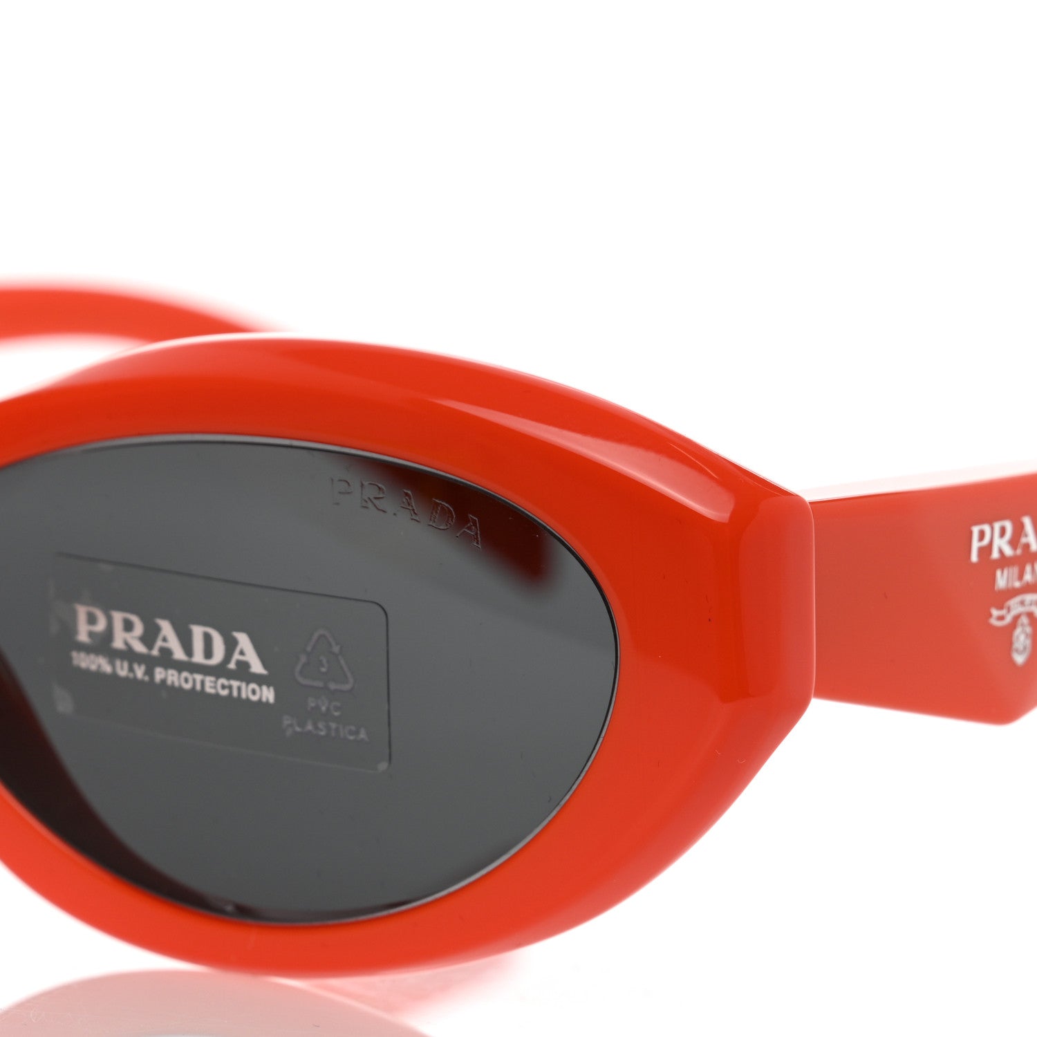 Prada Acetate Sunglasses SPR 26Z Orange 7 of 8