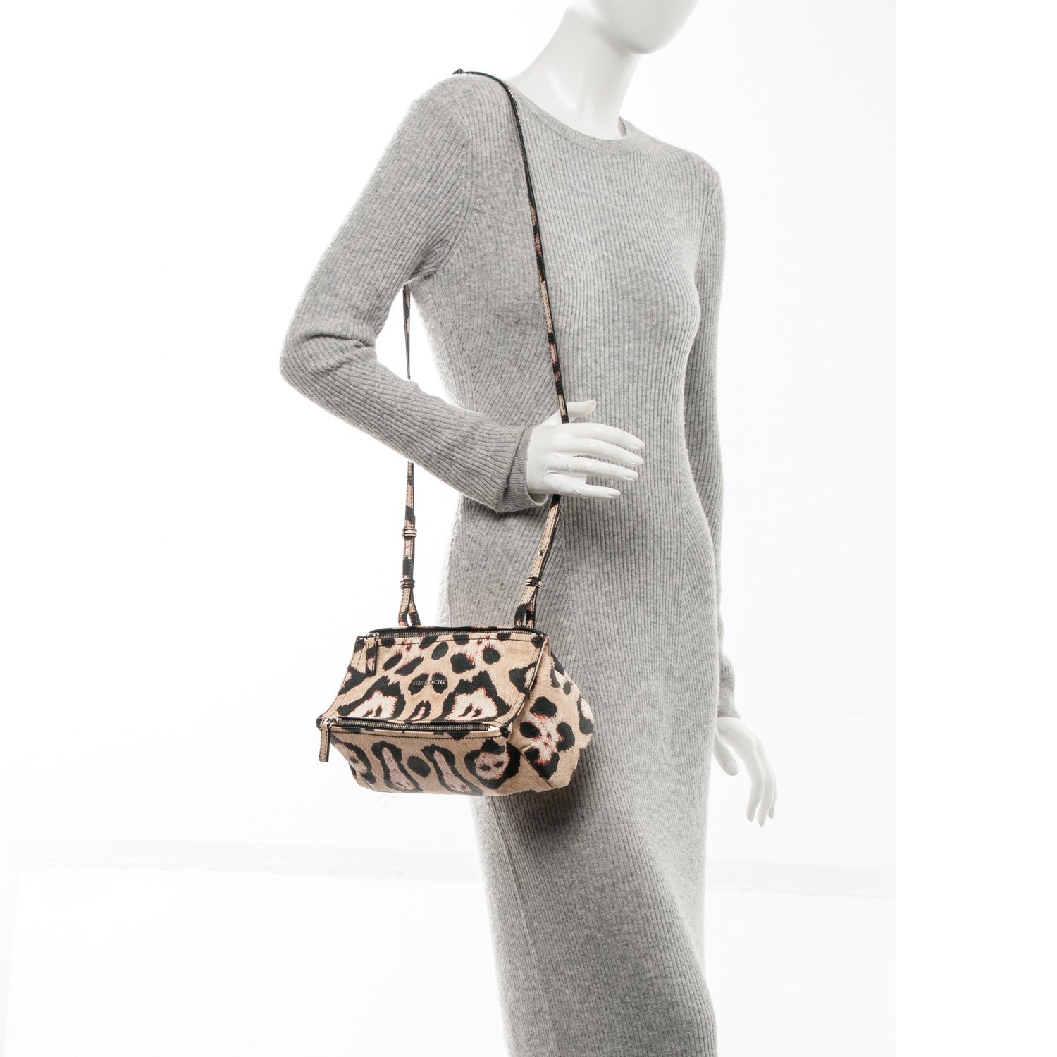Givenchy Calfskin Jaguar Print Mini Pandora Multicolor 2 of 7