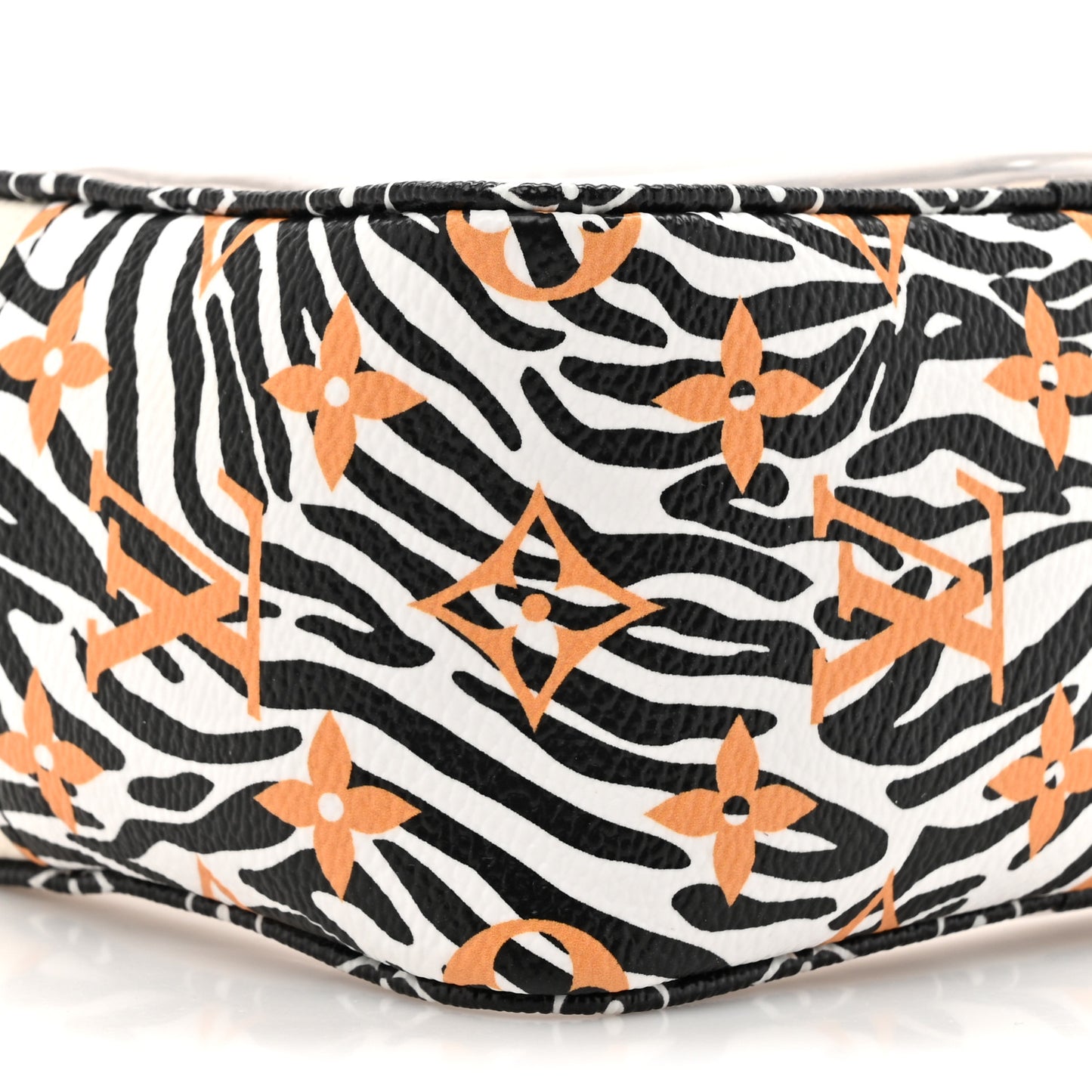 Monogram Giant Jungle Beach Pouch Ivory