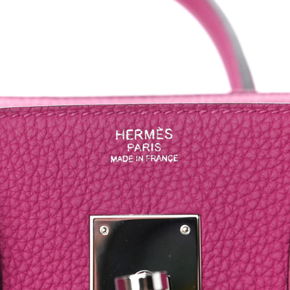 Hermes Togo Birkin 30 Rose Pourpre 7 of 10