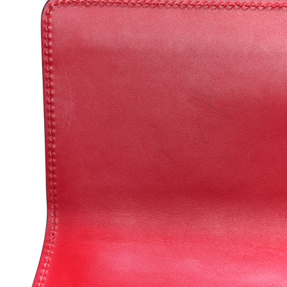 Gucci Guccissima Medium Padlock Shoulder Bag Hibiscus Red 13 of 17