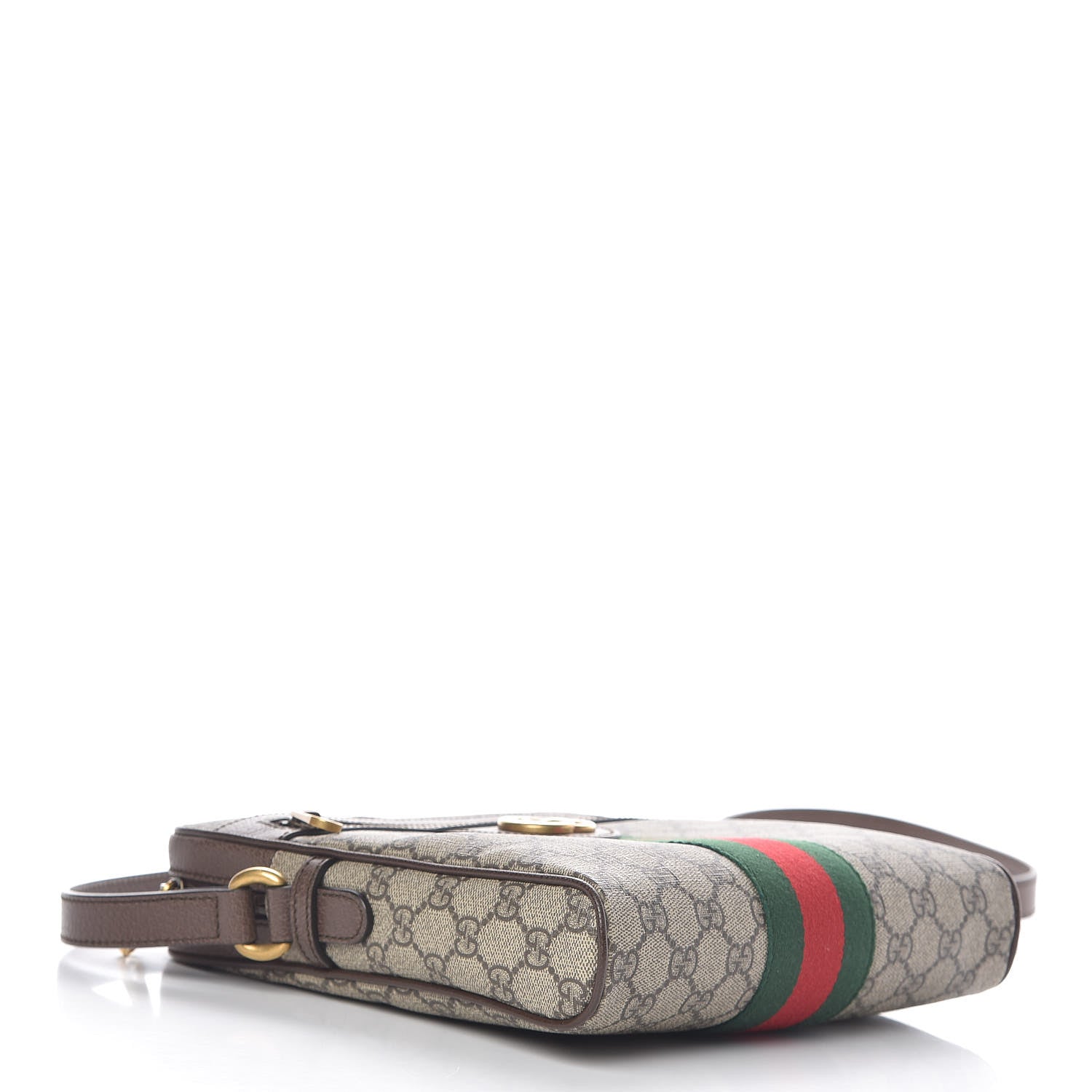 Gucci GG Supreme Monogram Web Small Ophidia Messenger Bag Brown 4 of 10