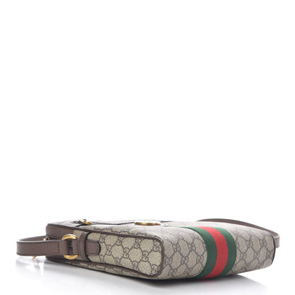 Gucci GG Supreme Monogram Web Small Ophidia Messenger Bag Brown 4 of 10