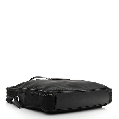 Prada Tessuto Nylon Saffiano Briefcase Black 4 of 11