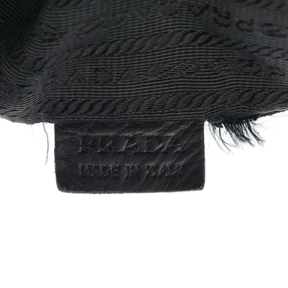 Prada Vitello Daino Shoulder Bag Black 7 of 11