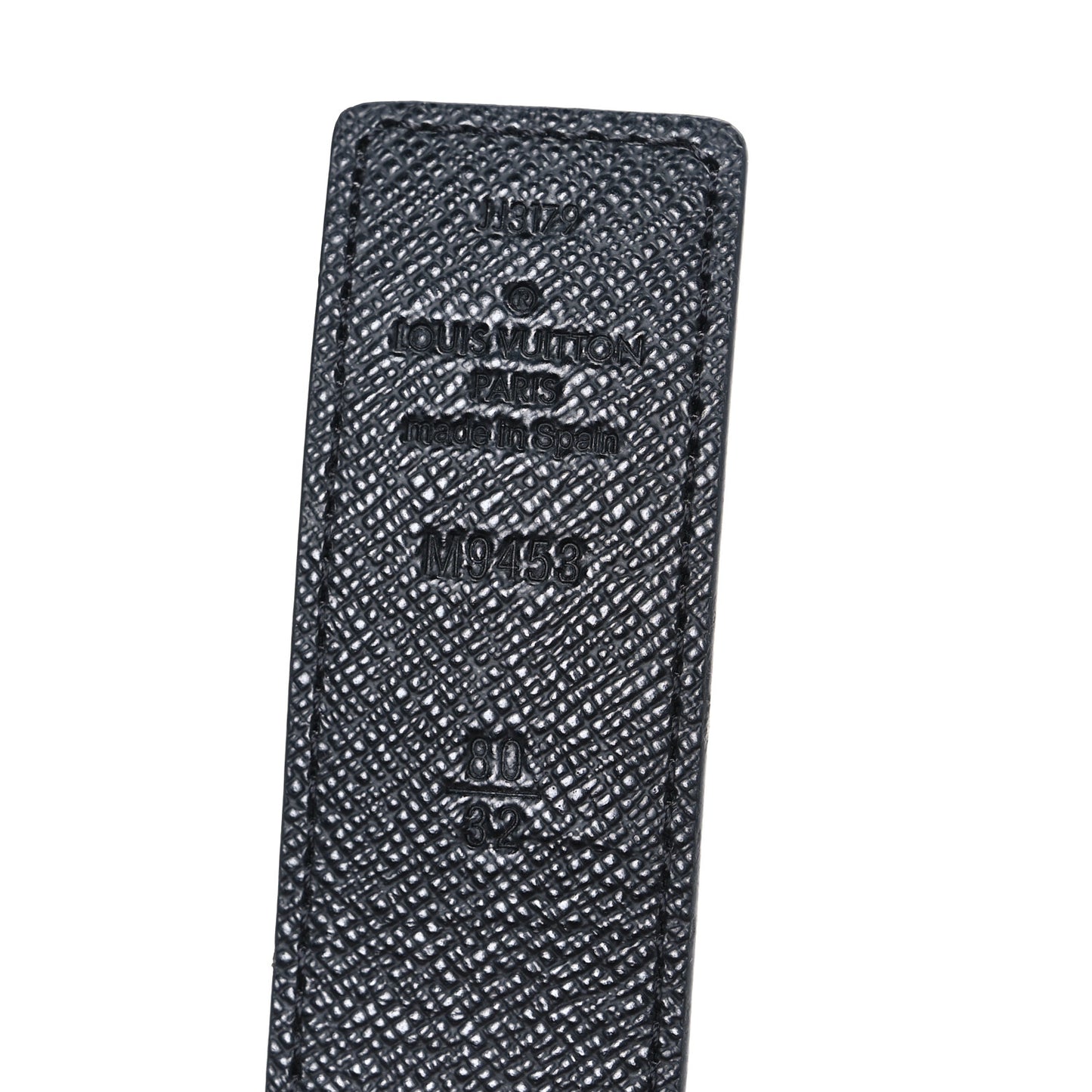 Calfskin Monogram 30mm LV Initiales Reversible Belt 80 32 Black