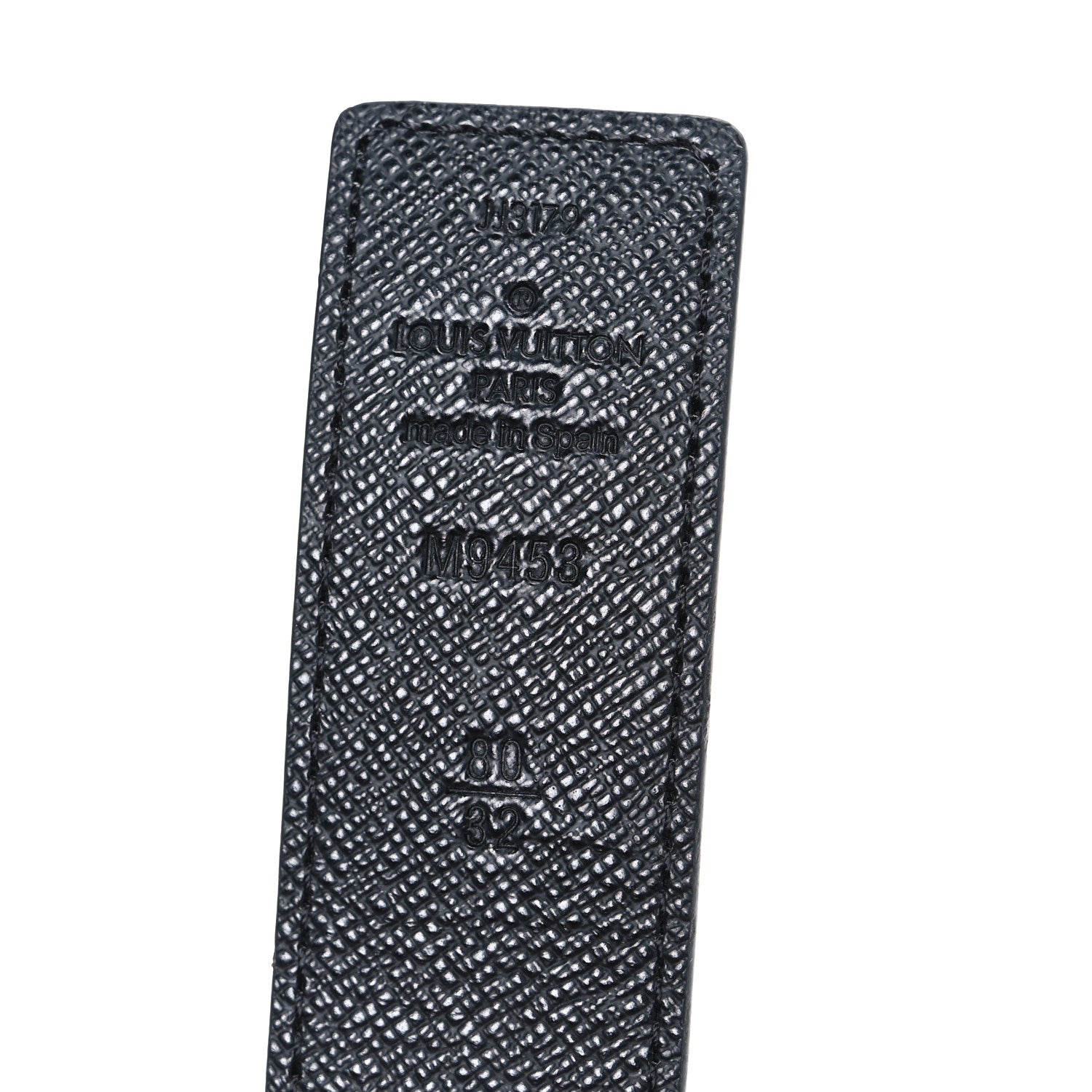 Louis Vuitton Calfskin Monogram 30mm LV Initiales Reversible Belt 80 32 Black 5 of 5