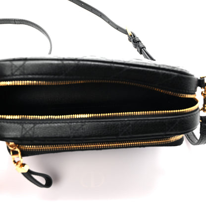 Christian Dior Supple Calfskin Caro Double Pouch Black 5 of 8