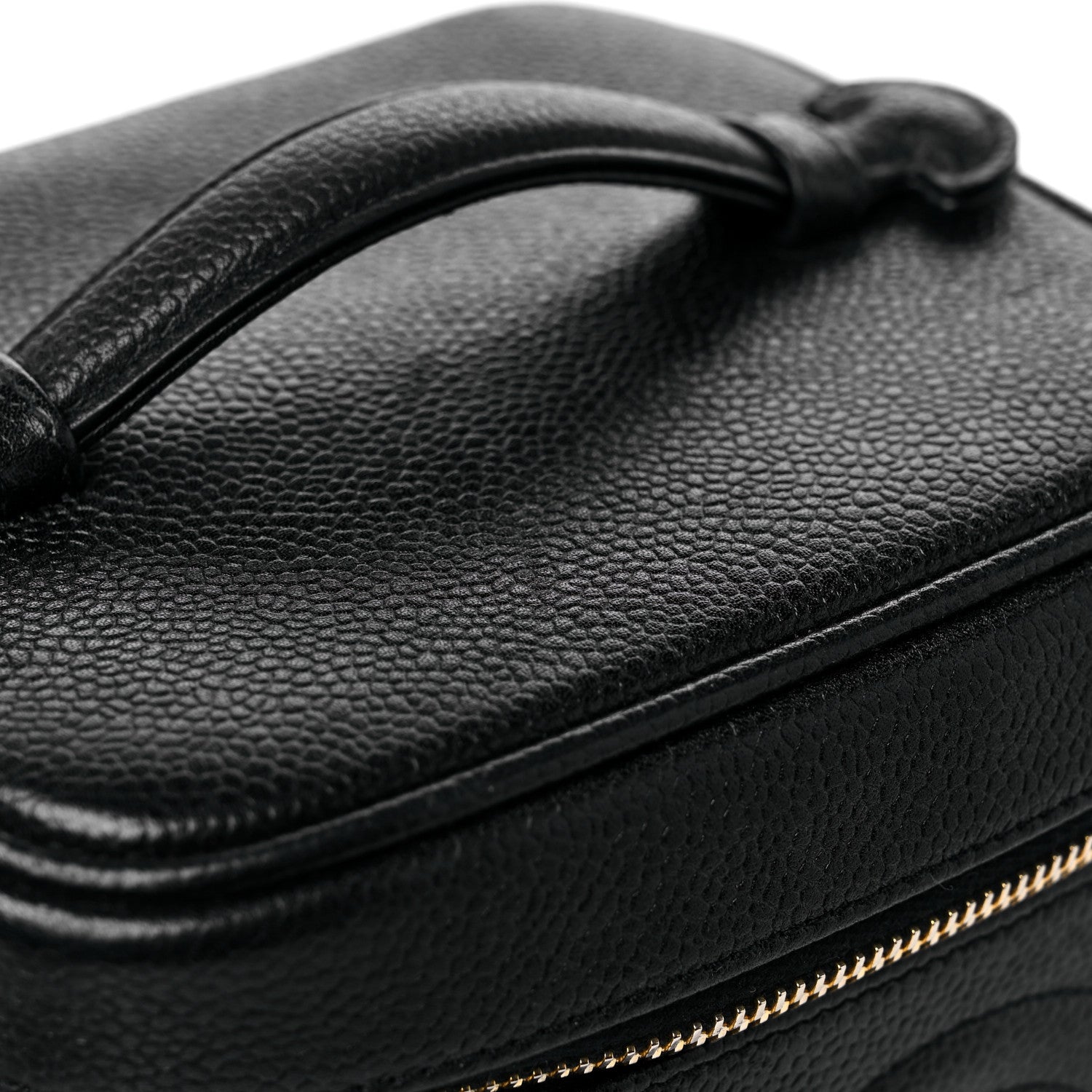 Chanel Caviar Vanity Cosmetic Case Black 14 of 15
