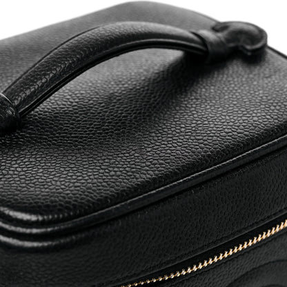 Chanel Caviar Vanity Cosmetic Case Black 14 of 15