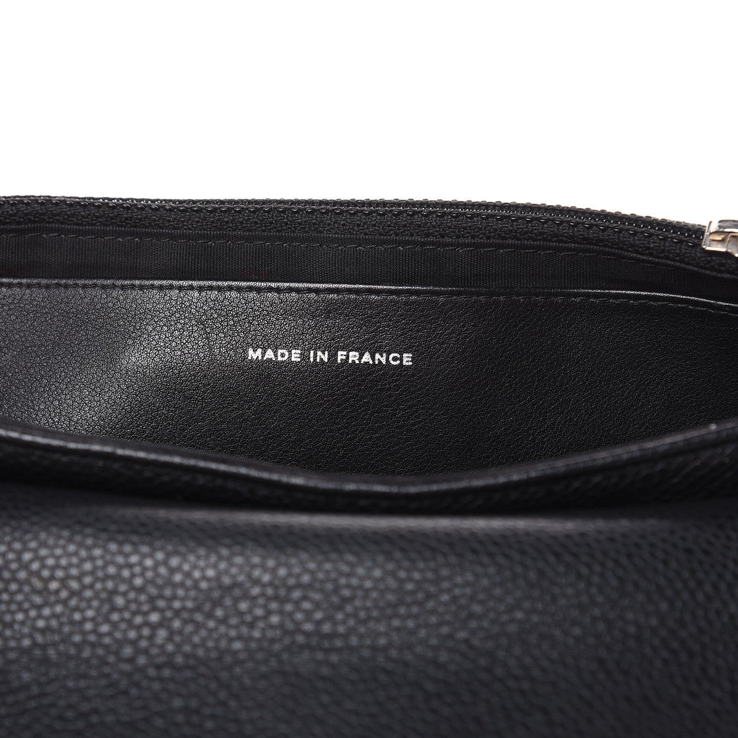 Chanel Caviar Half Moon Wallet On Chain WOC Black 7 of 14