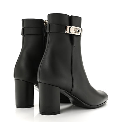 Hermes Calfskin Saint Germain Ankle Boots 36 Black 5 of 10