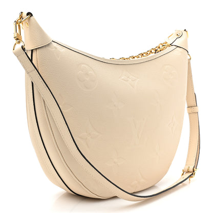 Louis Vuitton Empreinte Monogram Giant Loop Hobo Cream 4 of 13