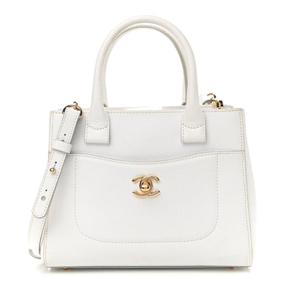 Chanel Grained Calfskin Mini Neo Executive Shopper Tote White 1 of 16