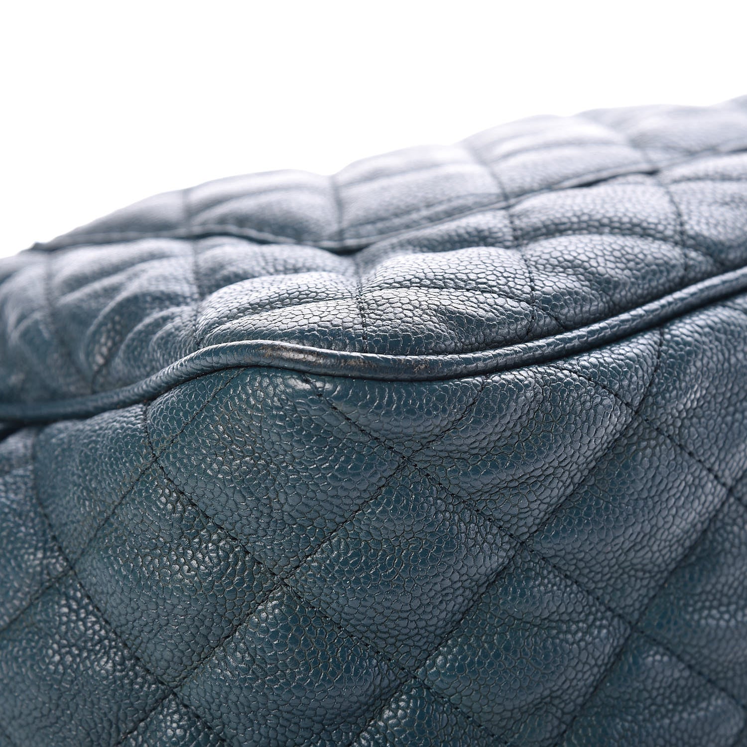 Chanel Caviar Quilted Large Paradoxal Camera Case Turquoise 13 of 20