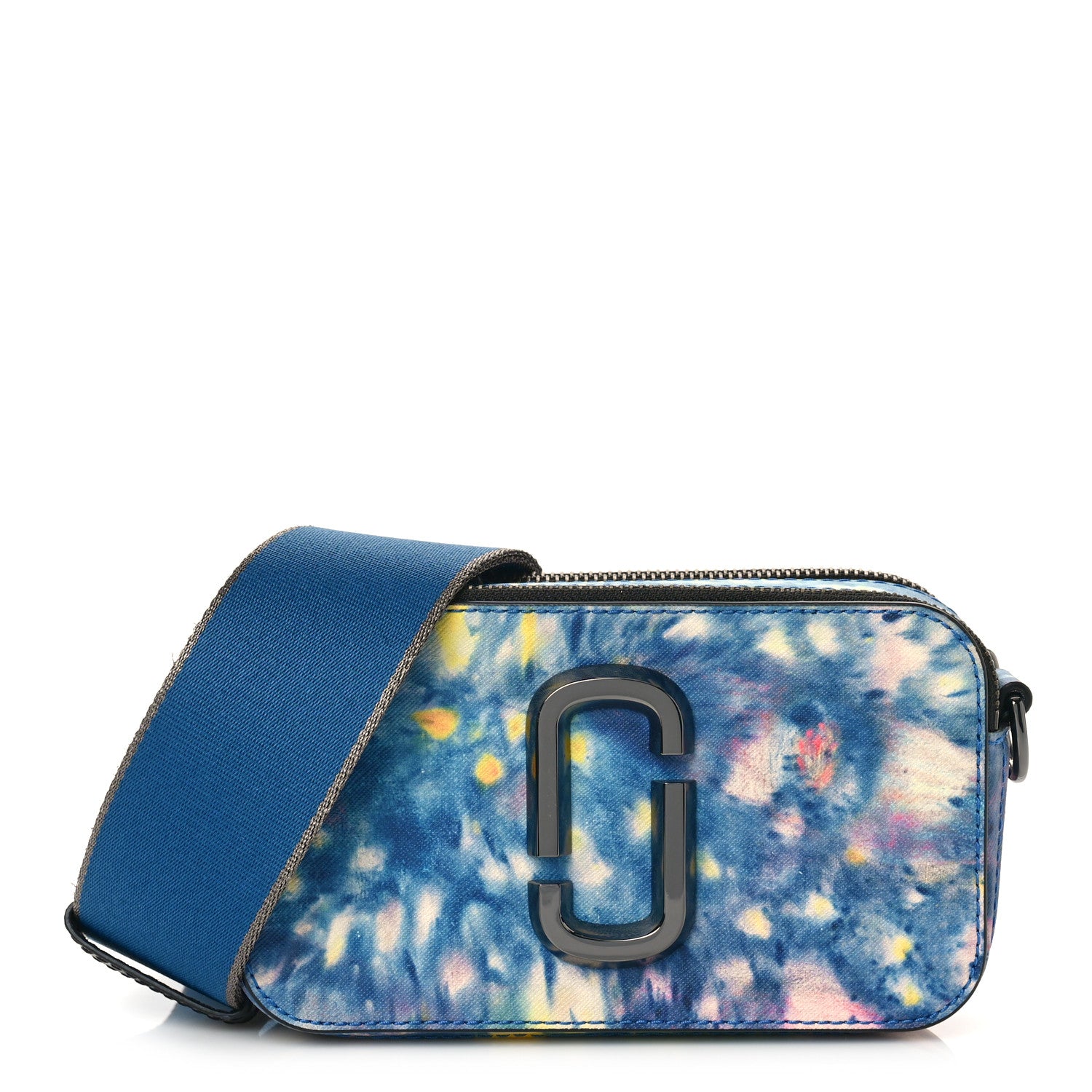 Marc Jacobs Saffiano Small The Watercolor Snapshot Camera Bag Blue Multicolor 1 of 8
