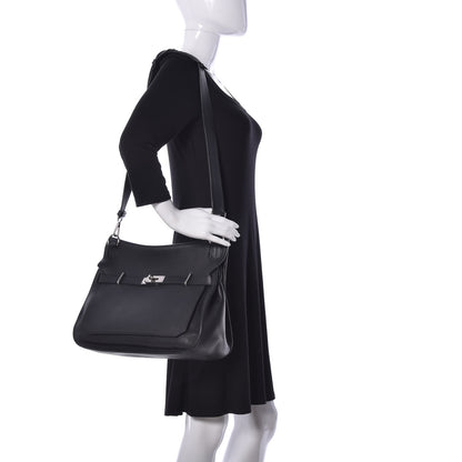 Hermes Taurillon Clemence Jypsiere 37 Black 2 of 10