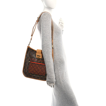 Louis Vuitton Monogram Perforated Musette Orange 2 of 10