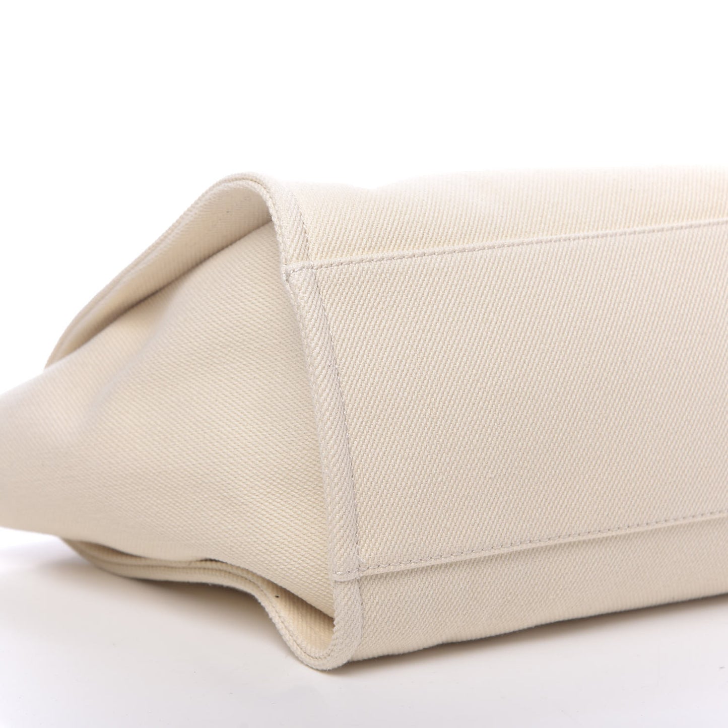 Canvas Pearl Large Deauville Tote Ecru Beige
