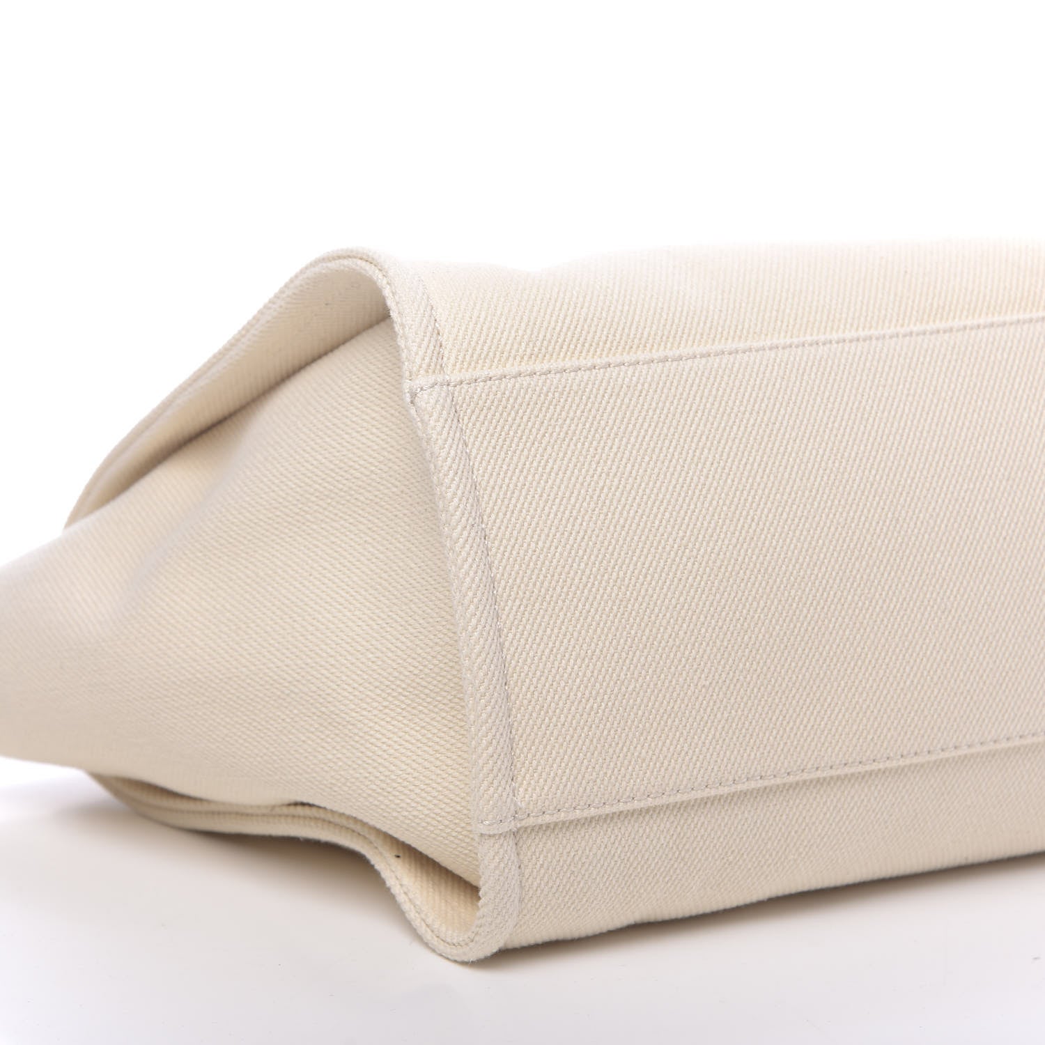 Chanel Canvas Pearl Large Deauville Tote Ecru Beige 9 of 10