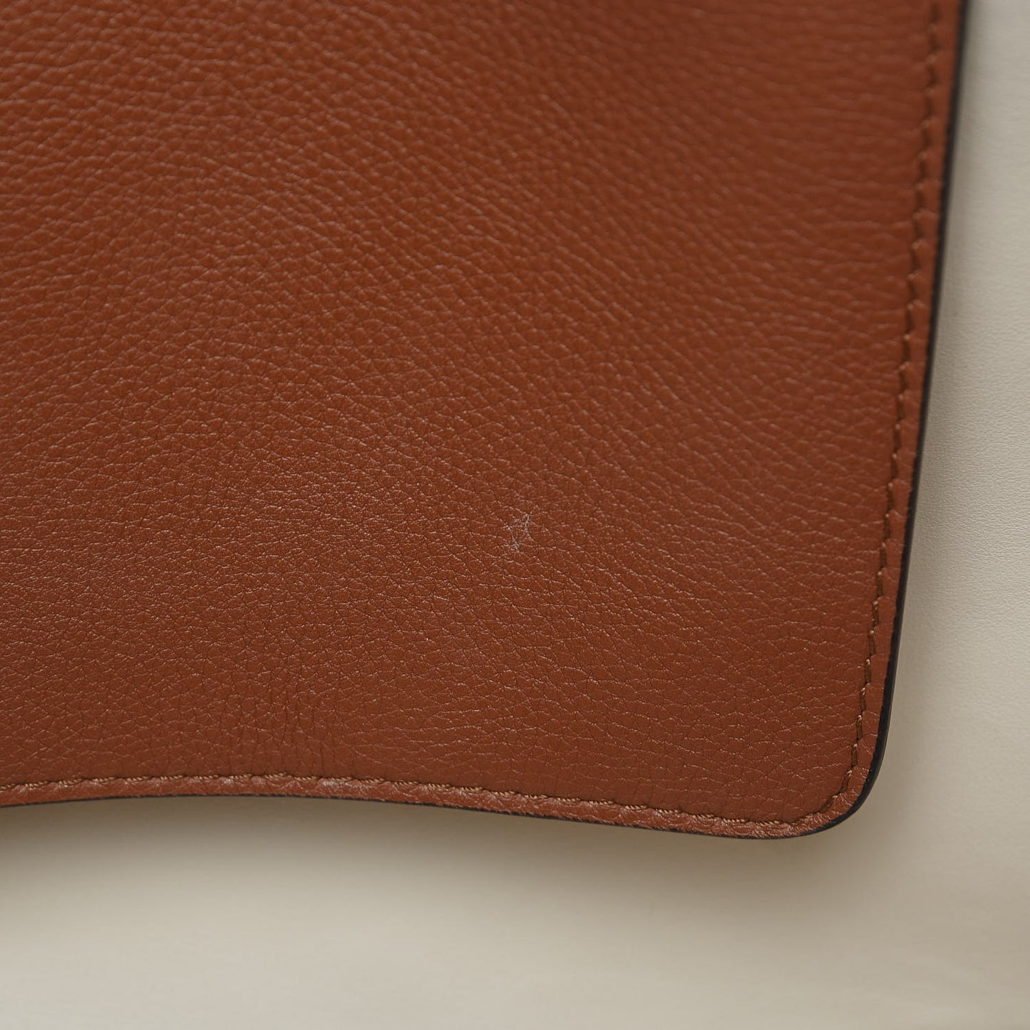 Soft Grain Calfskin Medium Belt Bag Tan