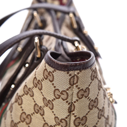 Gucci Monogram Medium Jolicoeur Tote Brown 11 of 11