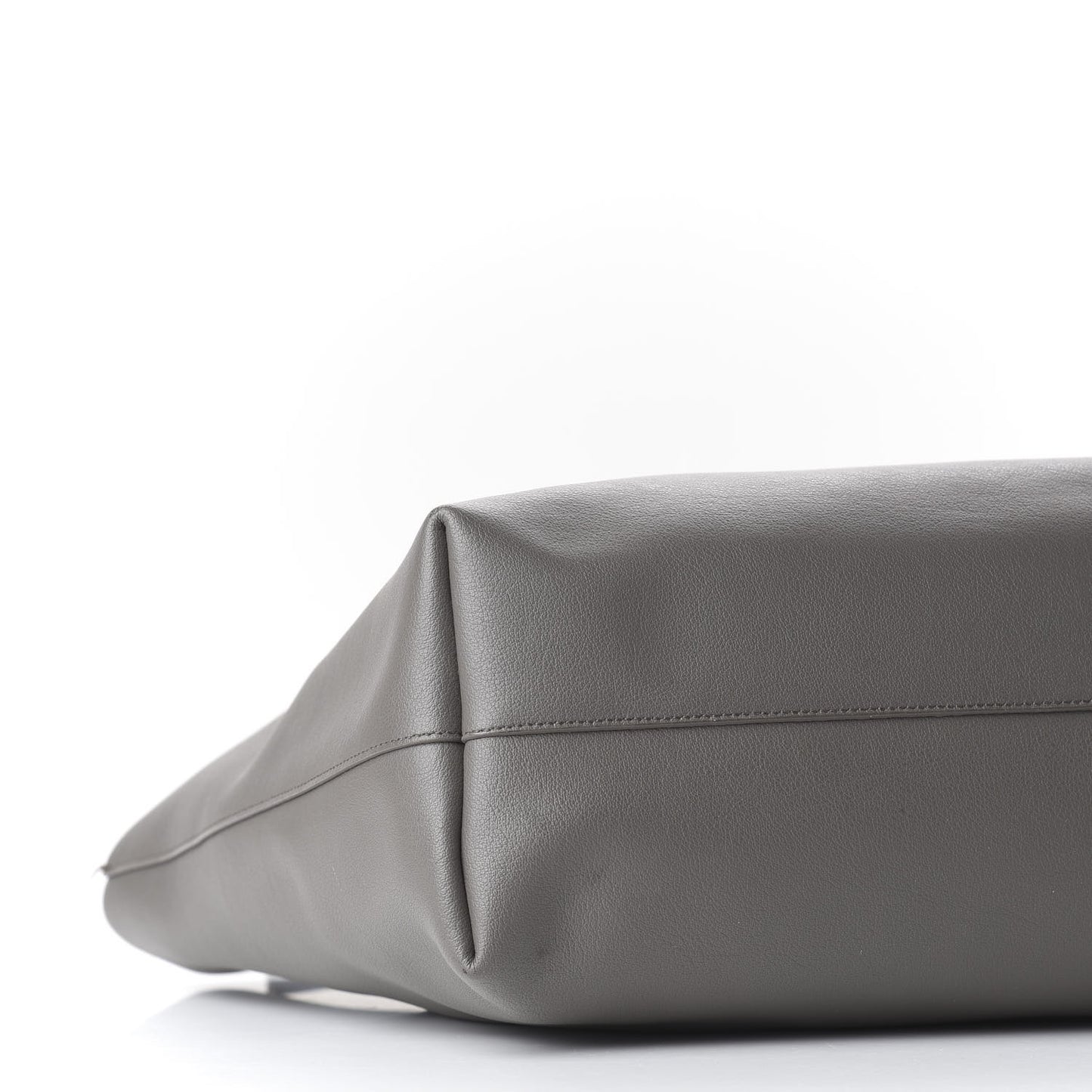 Calfskin Large Shopping Tote Fog