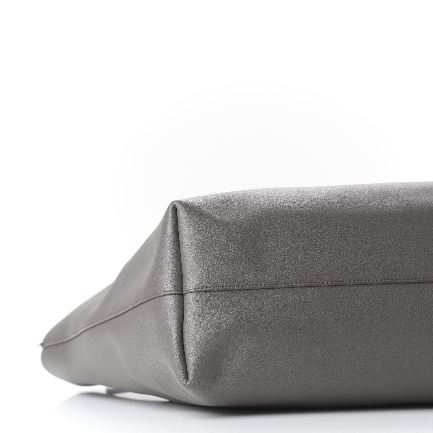 Saint Laurent Calfskin Large Shopping Tote Fog 5 of 11