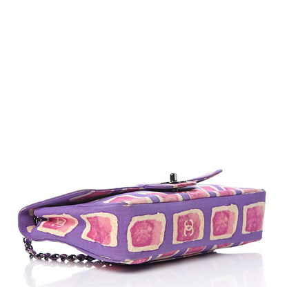 Chanel Nylon Printed Small Flap Purple 4 of 24
