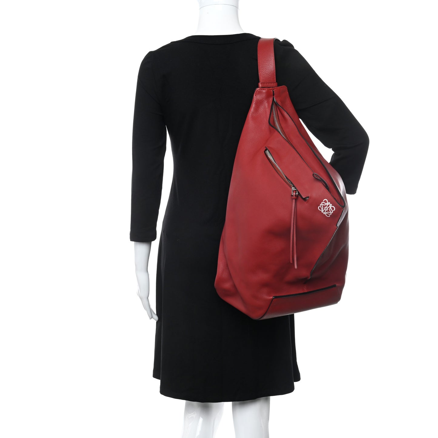 Calfskin Anton Backpack Red