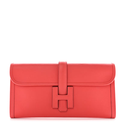 Hermes Swift Jige Elan 29 Clutch Rose Texas 1 of 7
