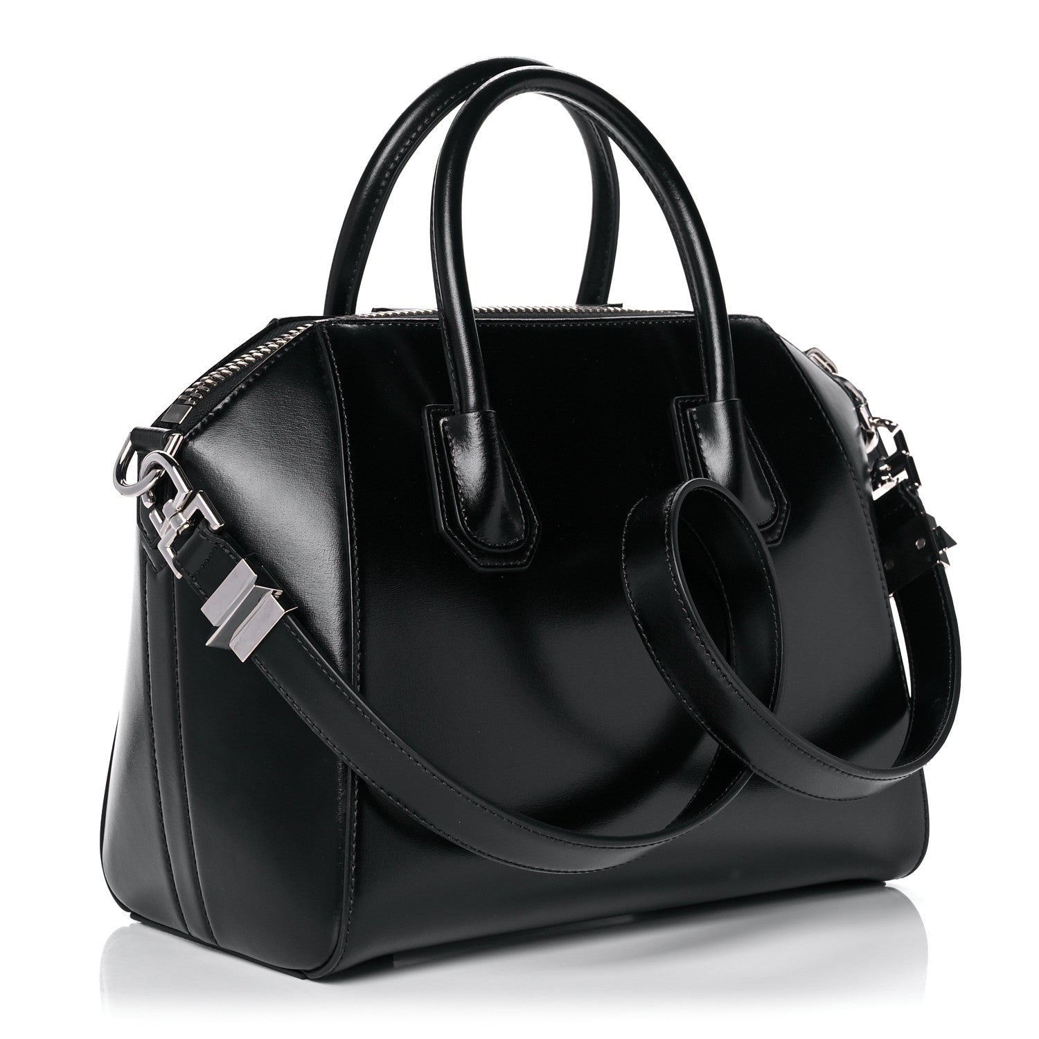 Givenchy Shiny Lord Calfskin Small Antigona Black 3 of 10