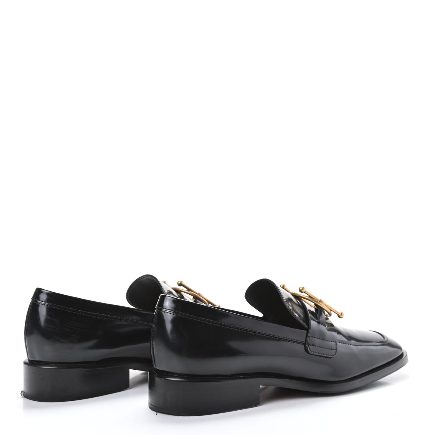 Shiny Calfskin Diordirection Loafers 36 Black