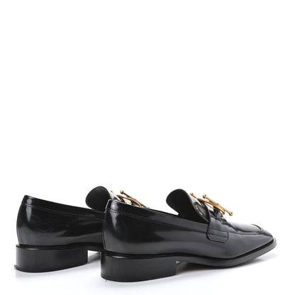 Christian Dior Shiny Calfskin Diordirection Loafers 36 Black 4 of 10