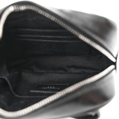 Saint Laurent Calfskin Matelasse Monogram Lou Belt Bag Black 5 of 8