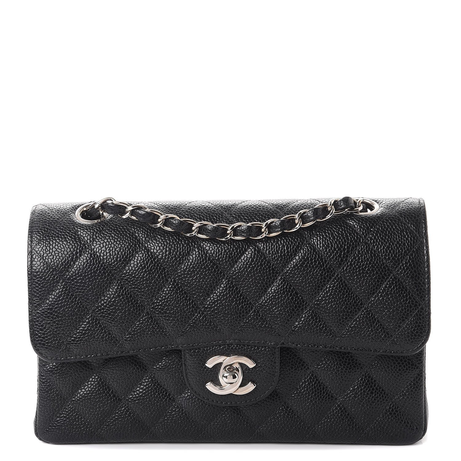 Chanel Caviar Quilted Small Double Flap Black 1 of 14