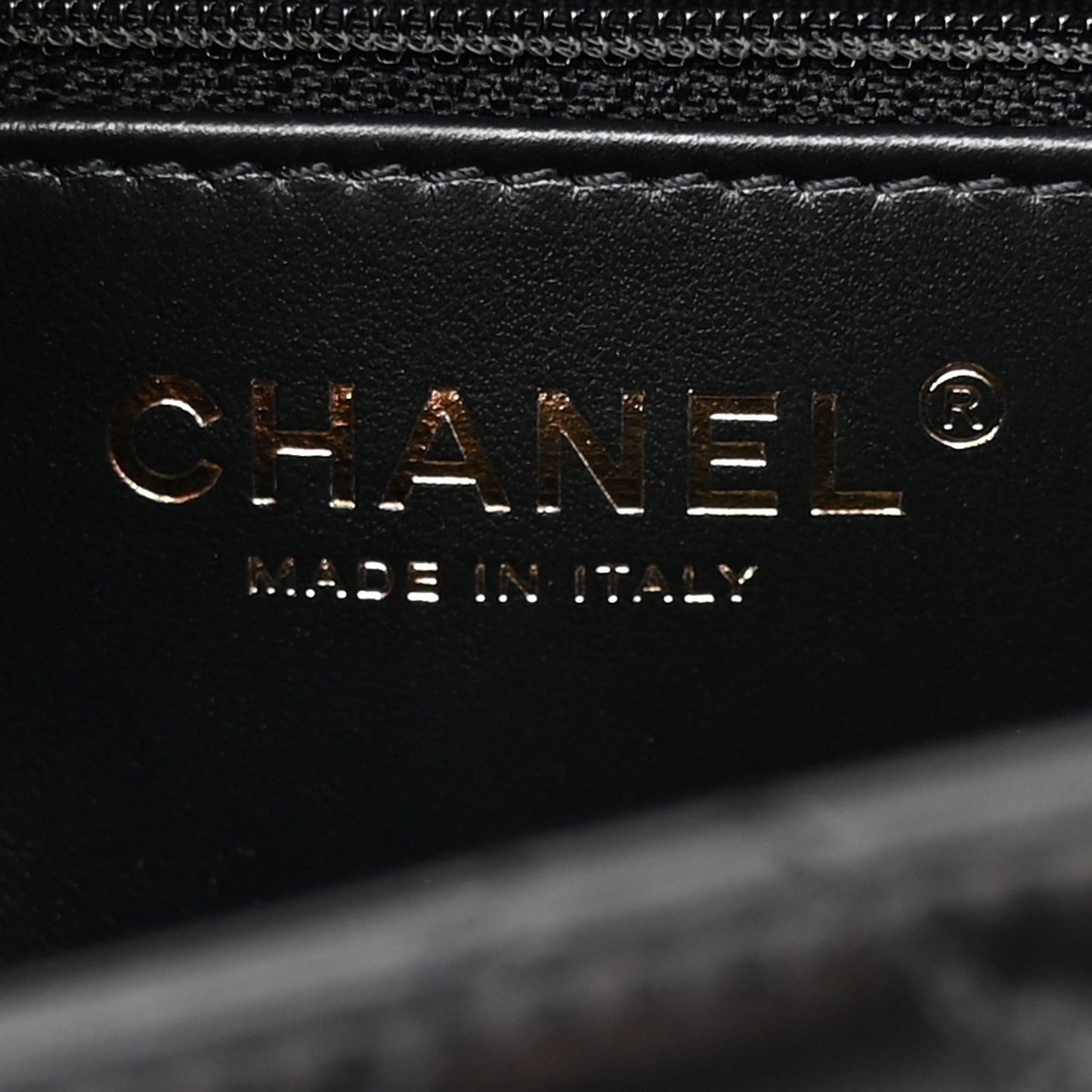 Shiny Aged Calfskin Quilted Nano Kelly Shopper Black