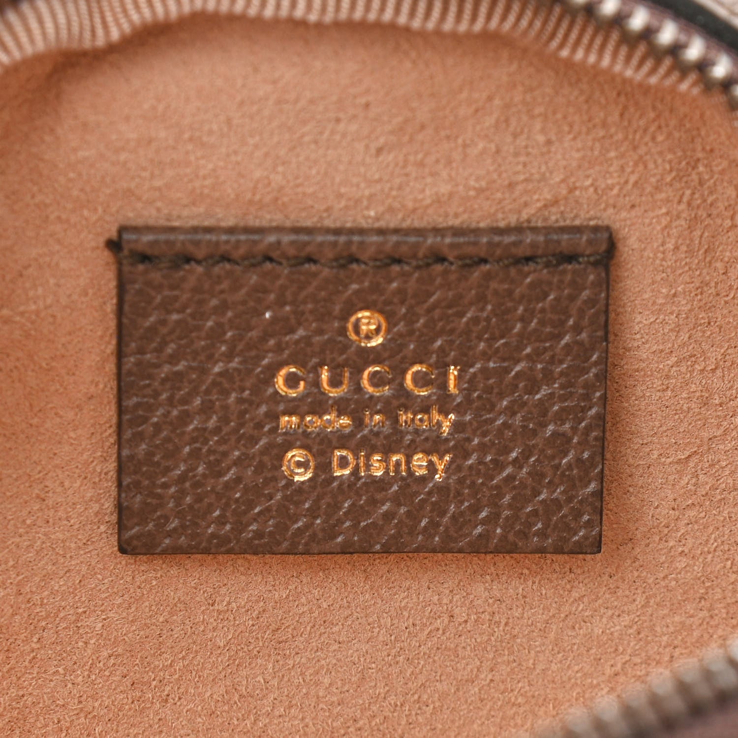 Gucci X DISNEY GG Supreme Monogram Donald Duck Interlocking G Coin Pouch Beige Multicolor New Acero 6 of 10
