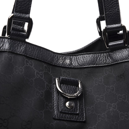 Gucci Nylon Monogram Large Abbey Tote Black 12 of 12