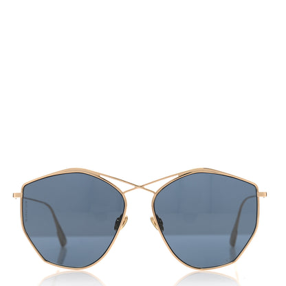 Christian Dior Metal Stellaire 4 Sunglasses Blue Gold 2 of 11