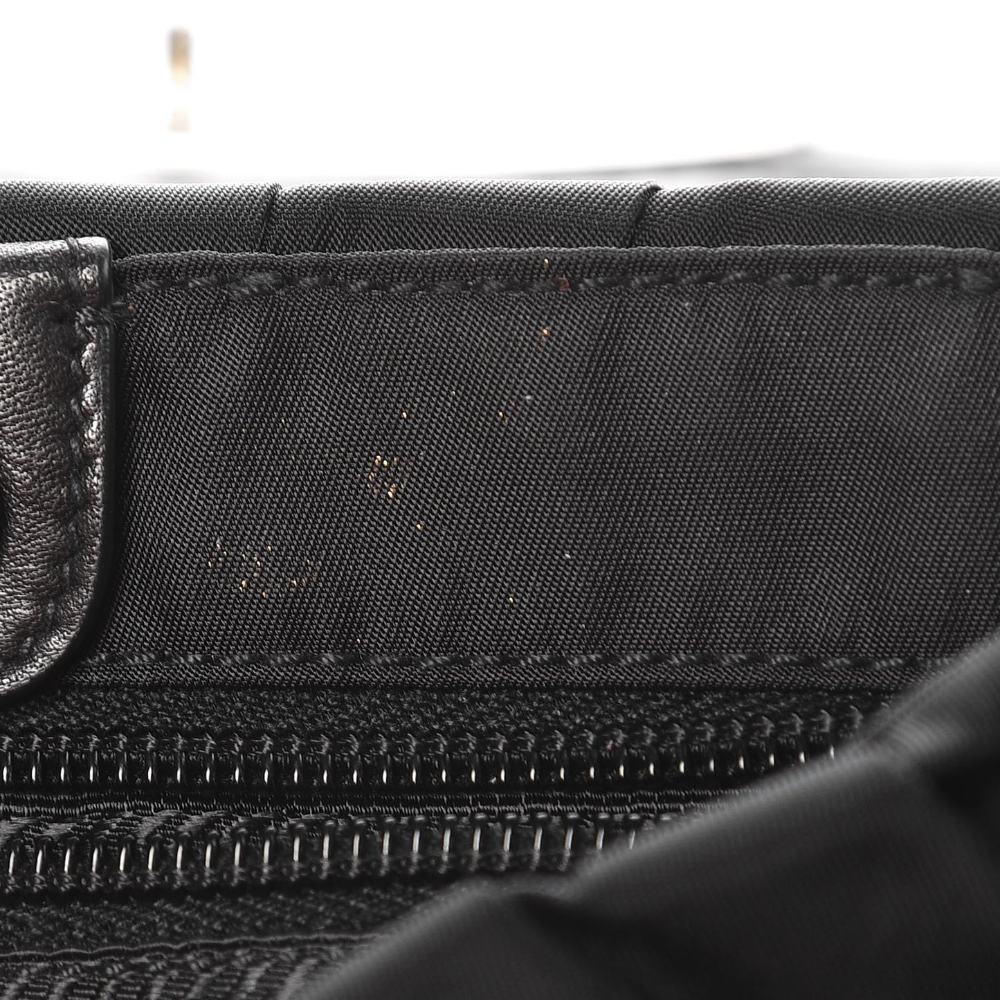 Tessuto Nylon Vitello Croc Antic Jeweled Shoulder Bag Black