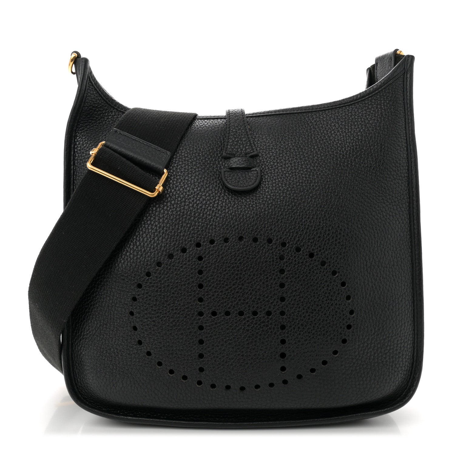 Hermes Taurillon Clemence Evelyne III PM Black 1 of 10