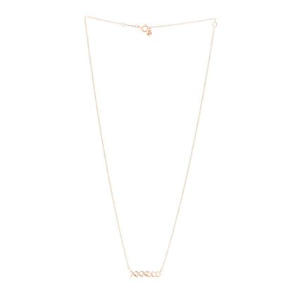 Tiffany 18K Rose Gold Paloma's Graffiti Love and Kisses Pendant Necklace 3 of 6