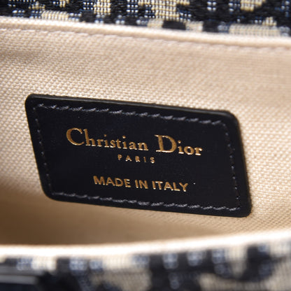 Christian Dior Oblique Mini Saddle Bag Blue 6 of 7